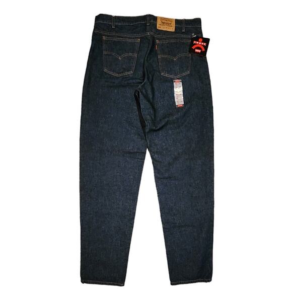 Vintage 1994 Deadstock Levis 550 Orange Tab Relaxed Fit Tapered Blue Jeans 38X34